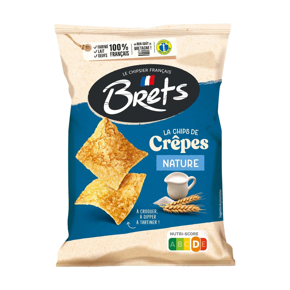 Brets, chips de crêpes nature (petit format)