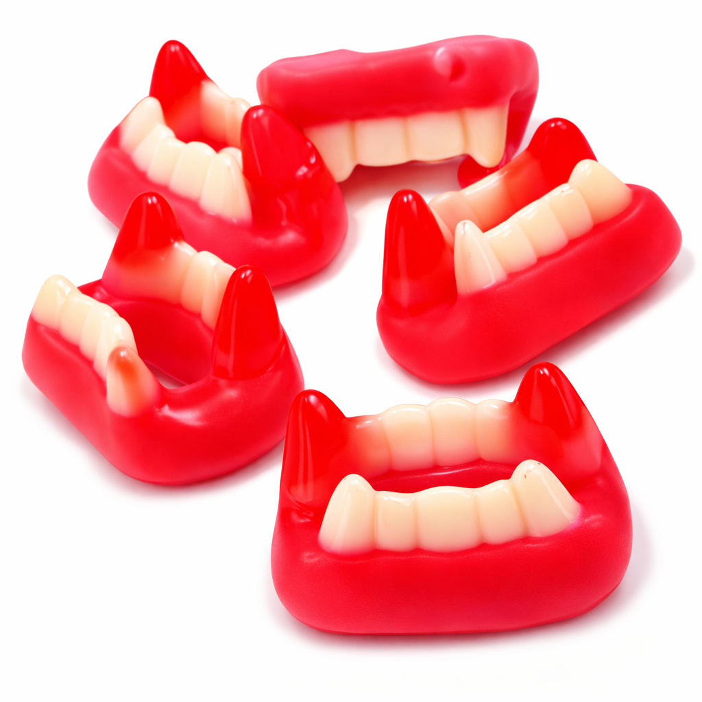 Dentier de Dracula – Bonbons Gélifiés par Trolli