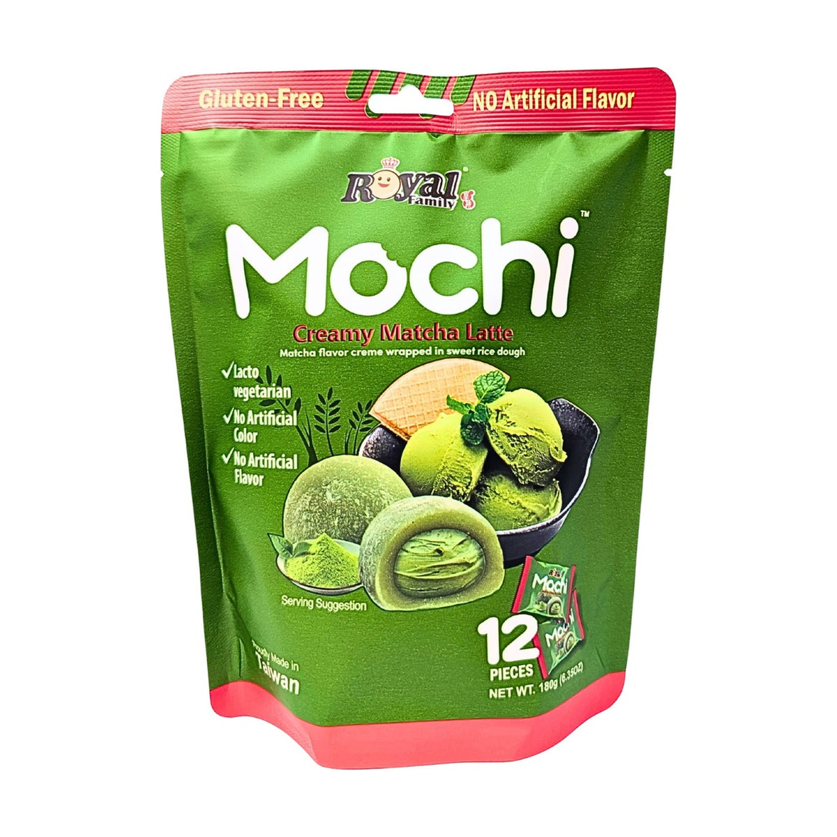 Royal Family Mochi Matcha Latte Crémeux 180 g