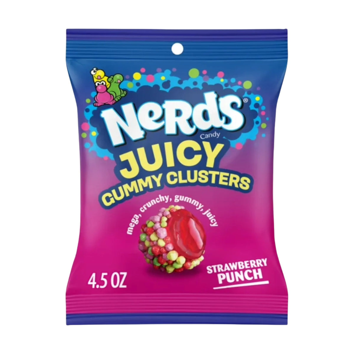 Nerds Juicy Gummy Clusters Punch à la fraise 127 g