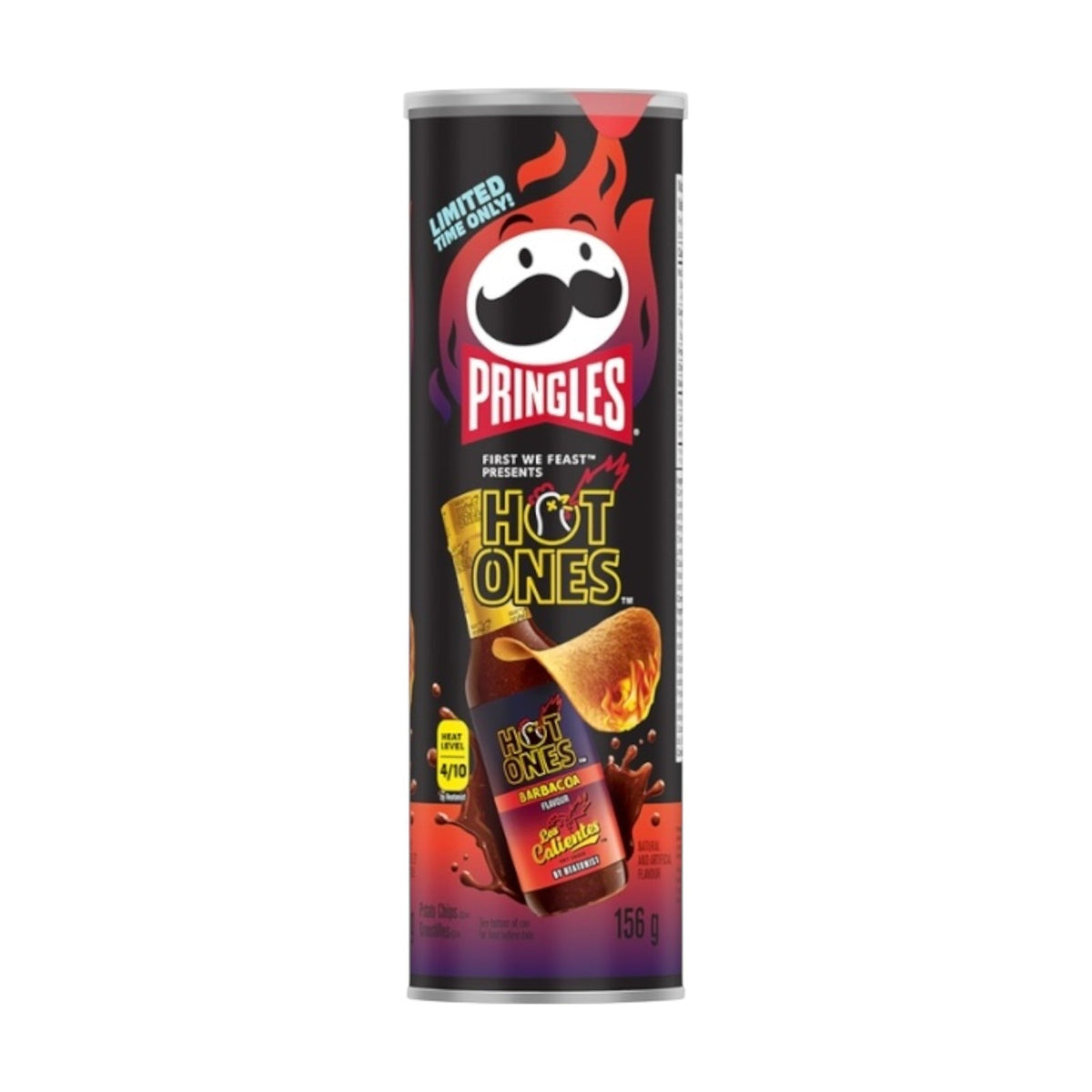 Pringles Hot Ones Barbacoa 156 g