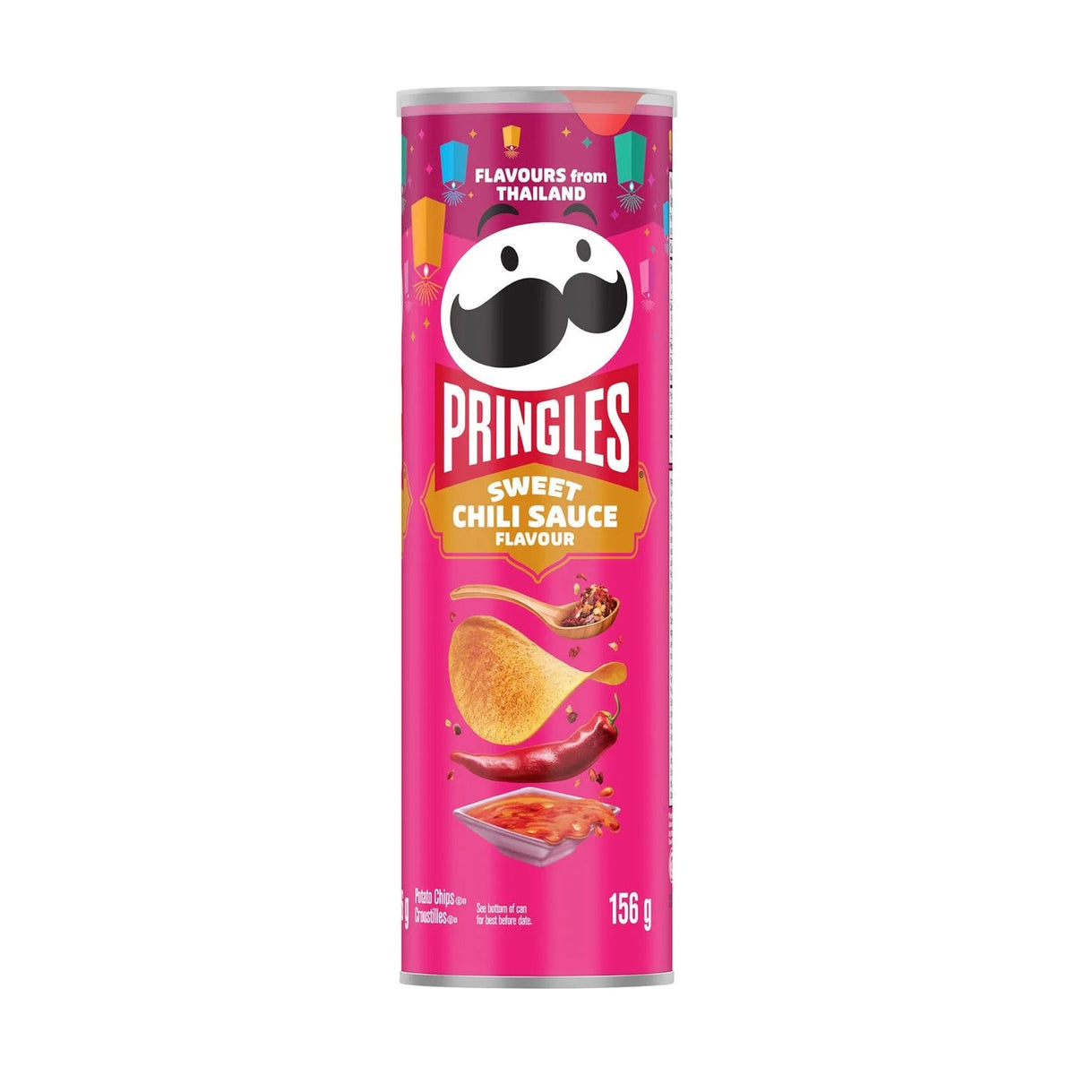 Pringles Sweet Chili Sauce Saveurs de Thaïlande 156 g