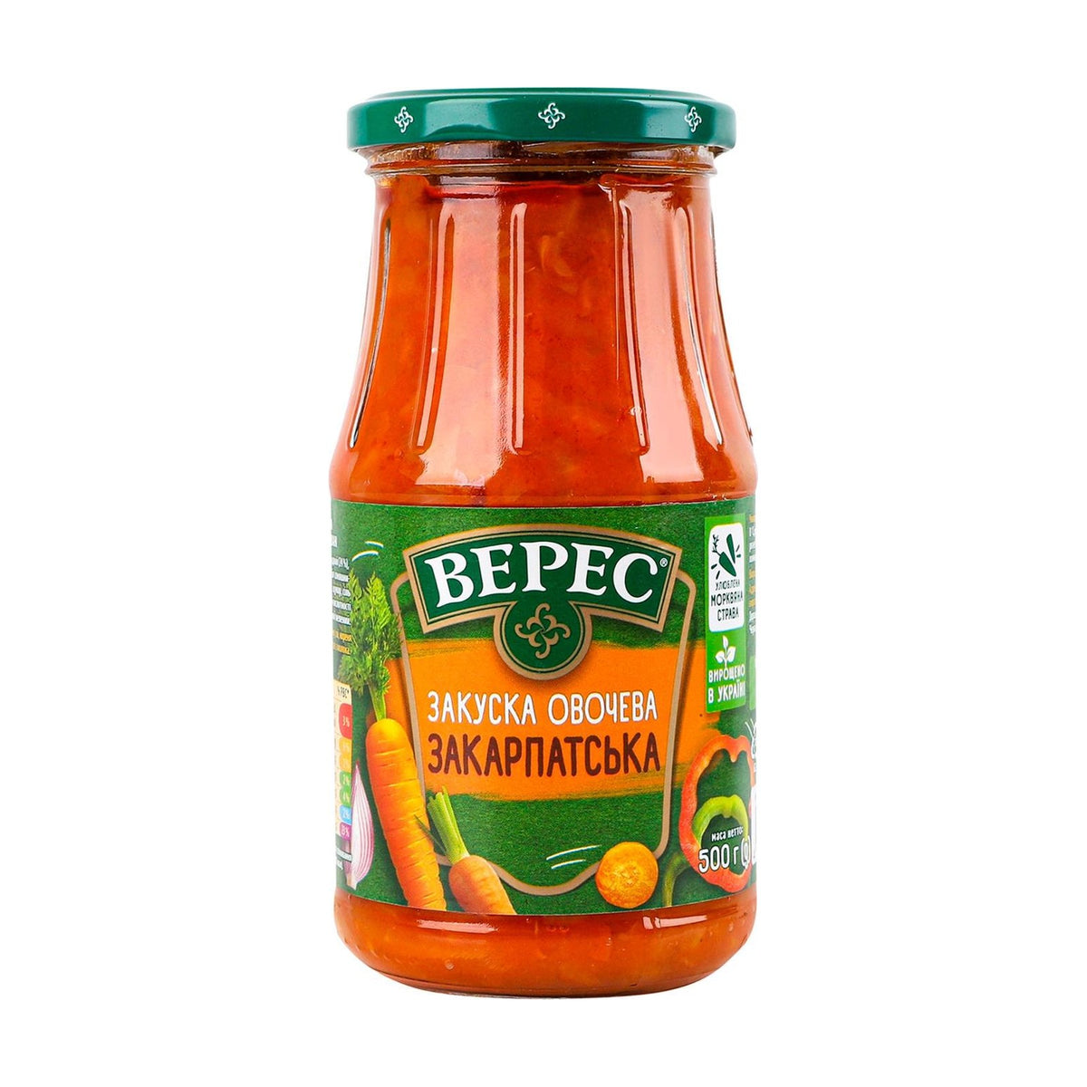 Veres, zakouska de légumes de Transcarpatie 500 g