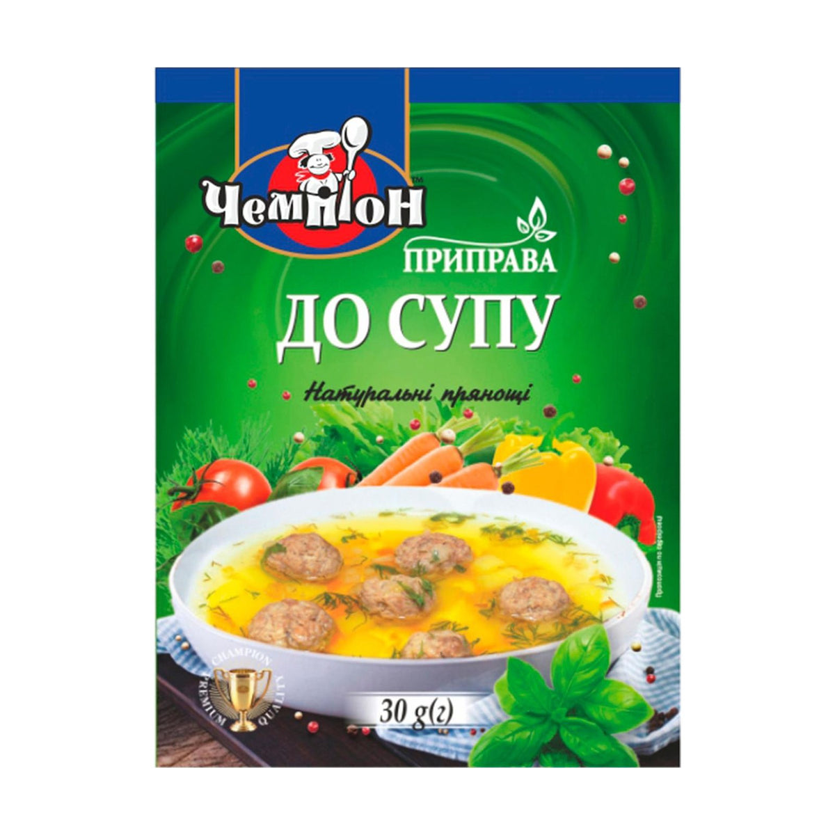 Чемпіон (Champion), Assaisonnement pour soupe 30 g