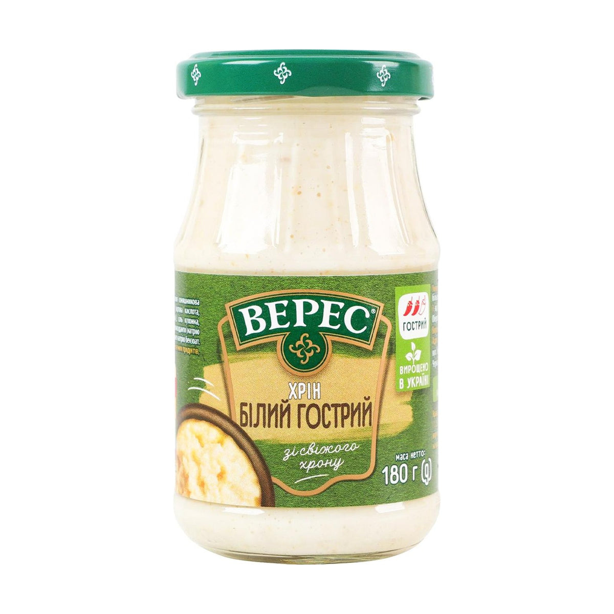 Veres, raifort blanc fort au raifort frais 180 g