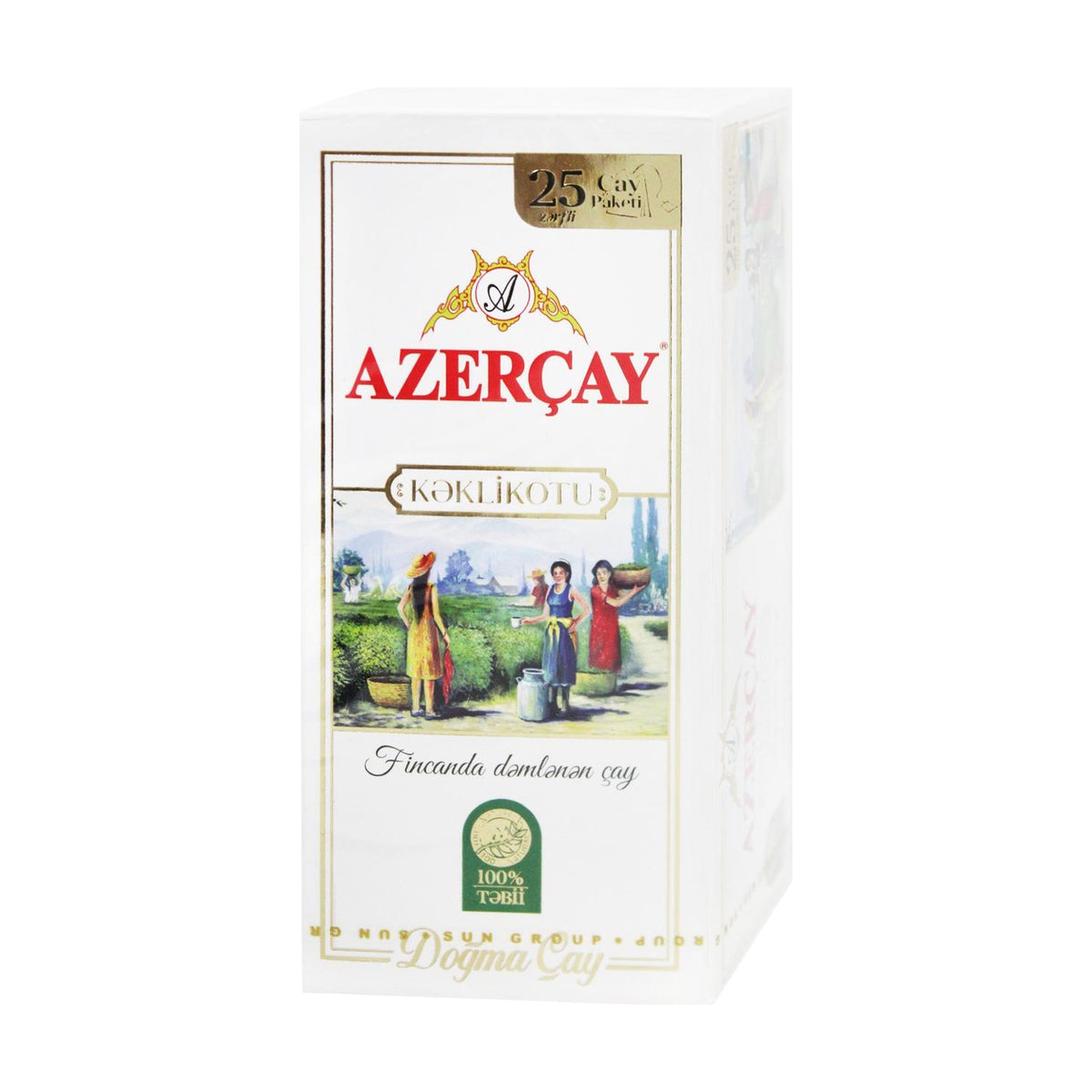 Azerçay, thé noir au thym Doğma Çay 25 sachets