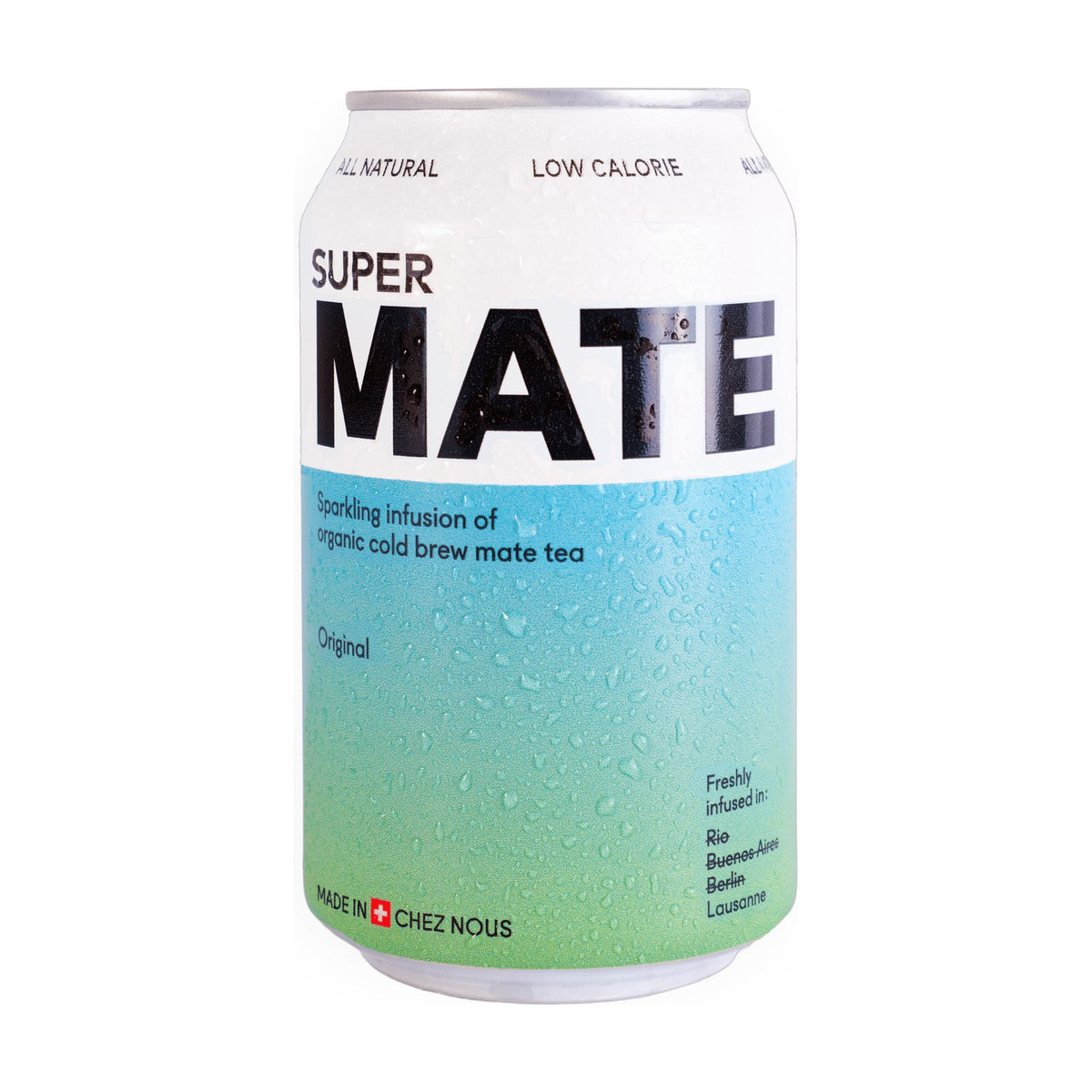 Super Mate Original, infusion pétillante de maté 330 ml