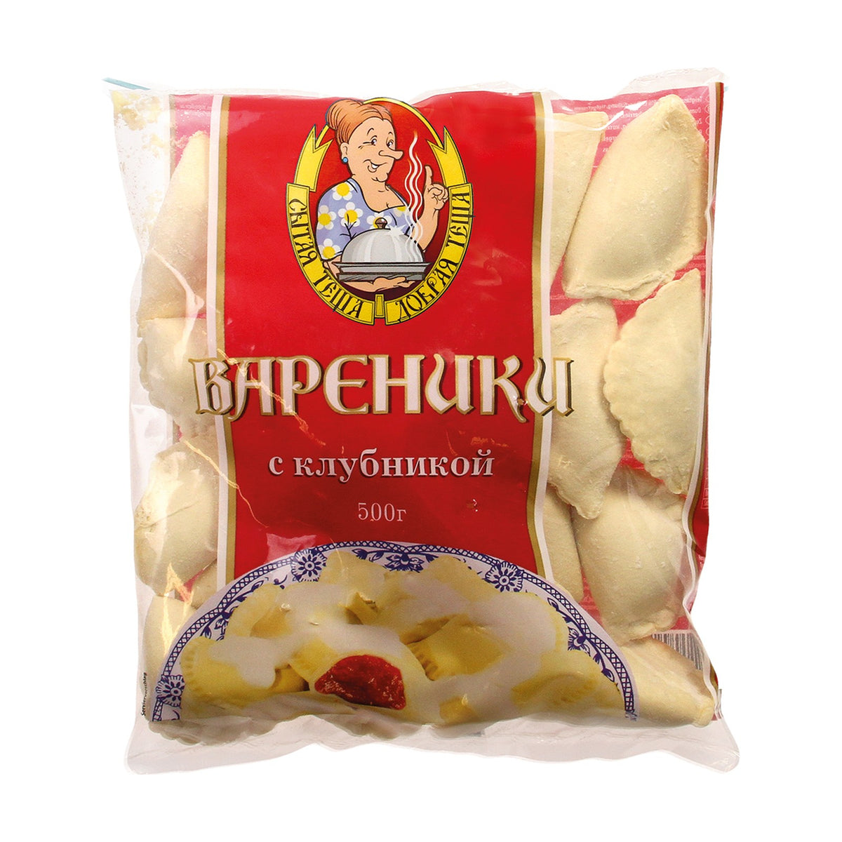 Sytaya Teshcha, varenyky à la fraise surgelés 500 g