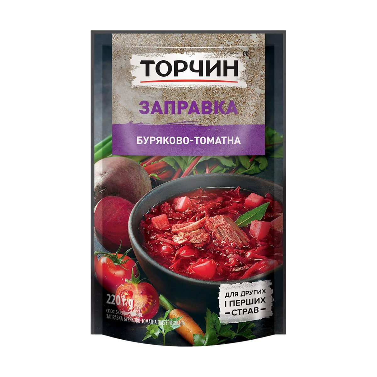 Torchyn, assaisonnement betterave-tomate pour bortsch 220 g