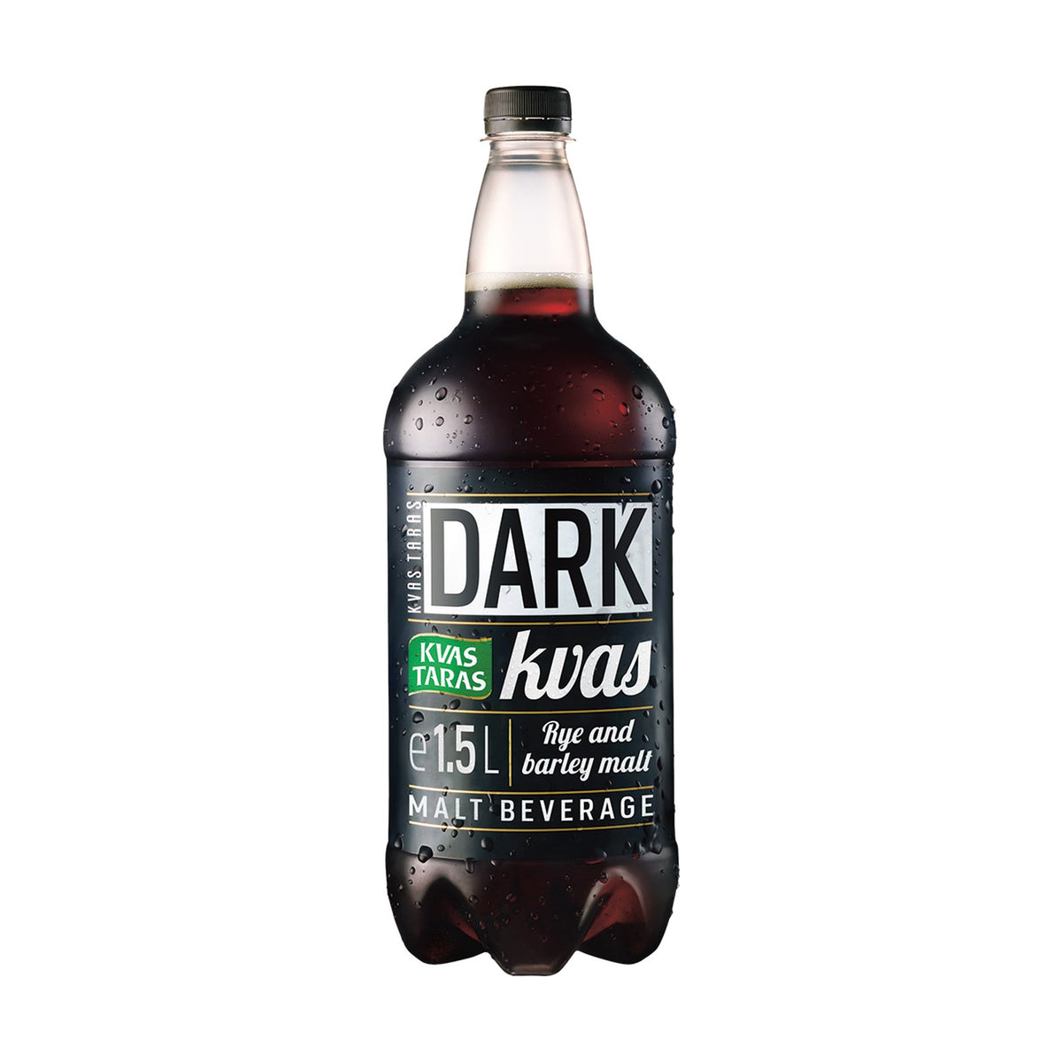 Kvas Taras, kvas foncé Dark malt de seigle et d'orge 1,5 L
