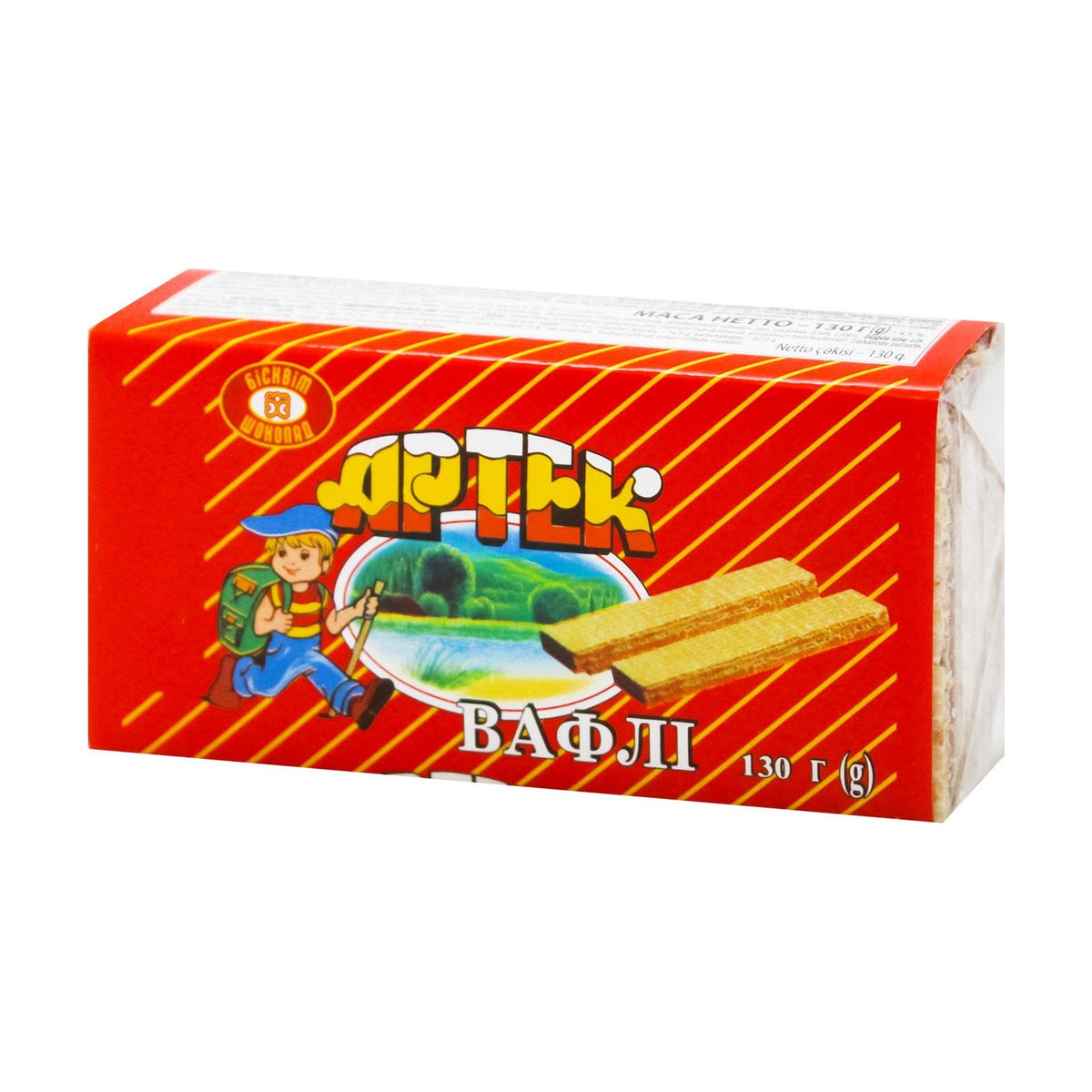 Artek, gaufrettes fourrées goût chocolat 130 g