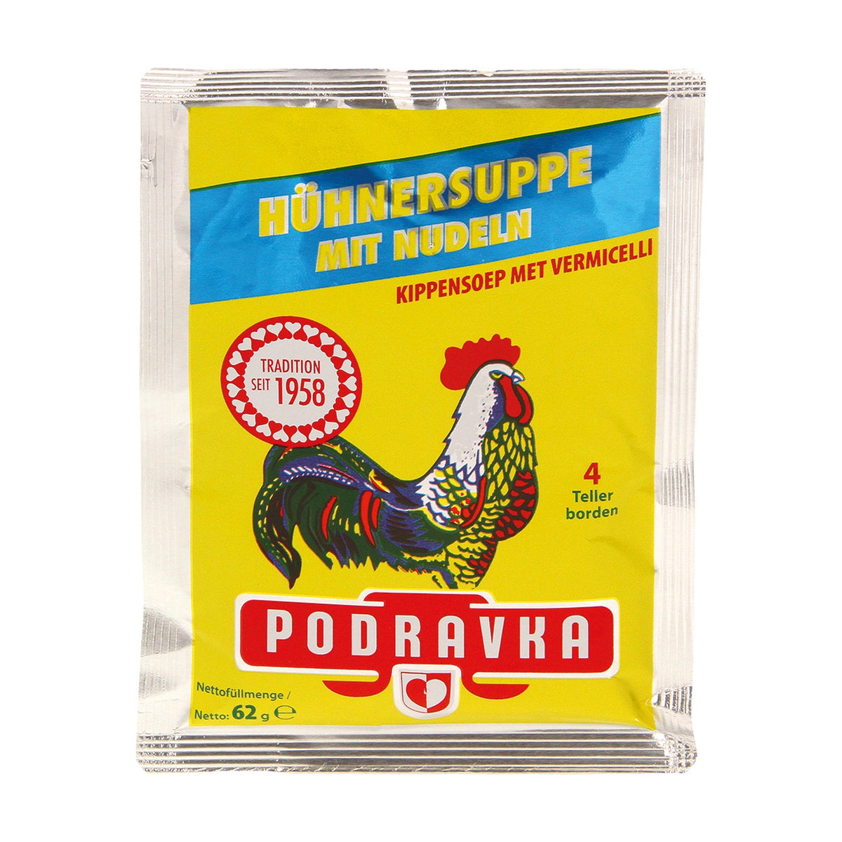 Podravka, soupe de poulet aux vermicelles 62 g