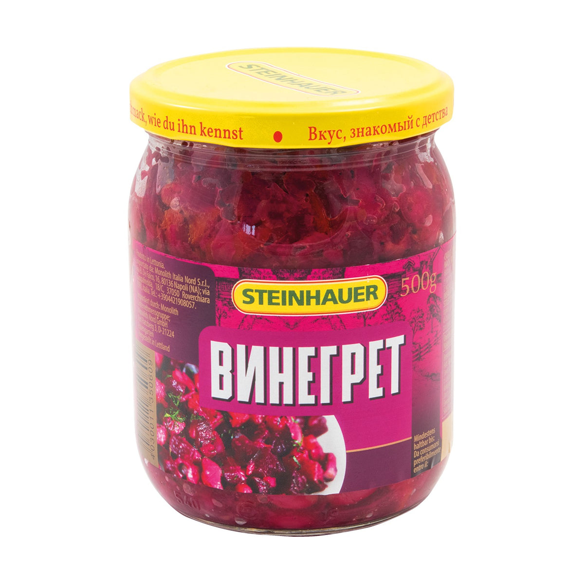 Steinhauer, salade de betteraves Vinegret (vinaigrette russe)