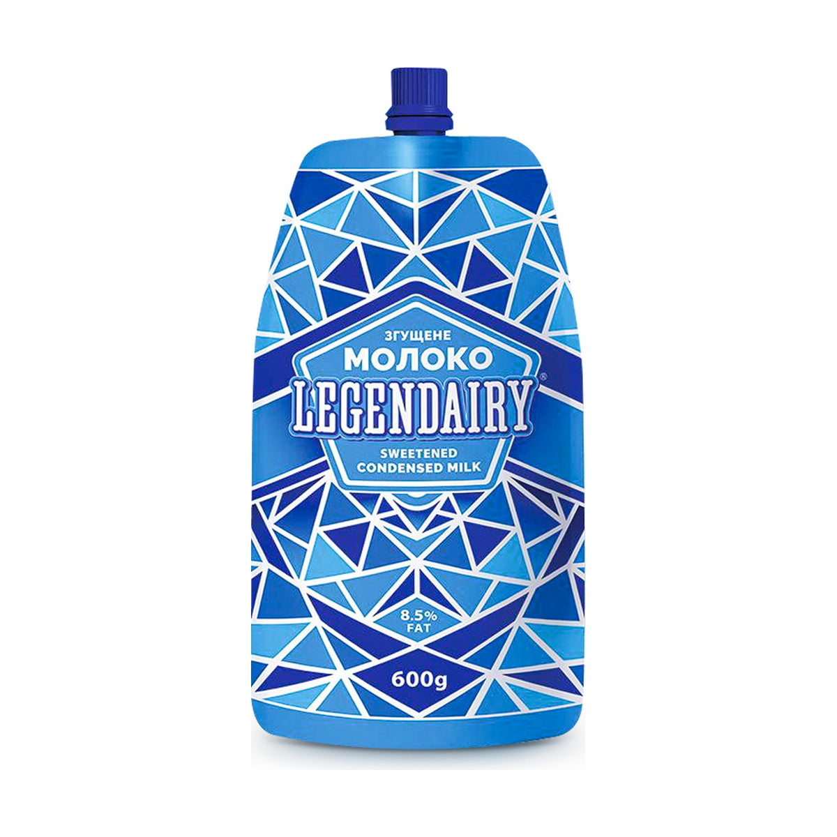 Legendairy, lait concentré sucré 8,5 % MG en gourde 350 g