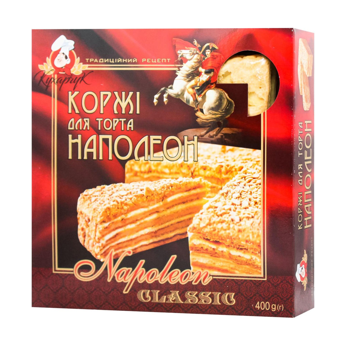 Kukharchuk, abaisses pour gâteau Napoléon Classic 400 g
