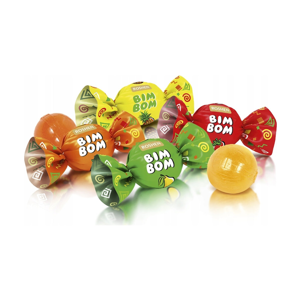 Roshen Bim Bom, bonbons fruités en sachet cadeau