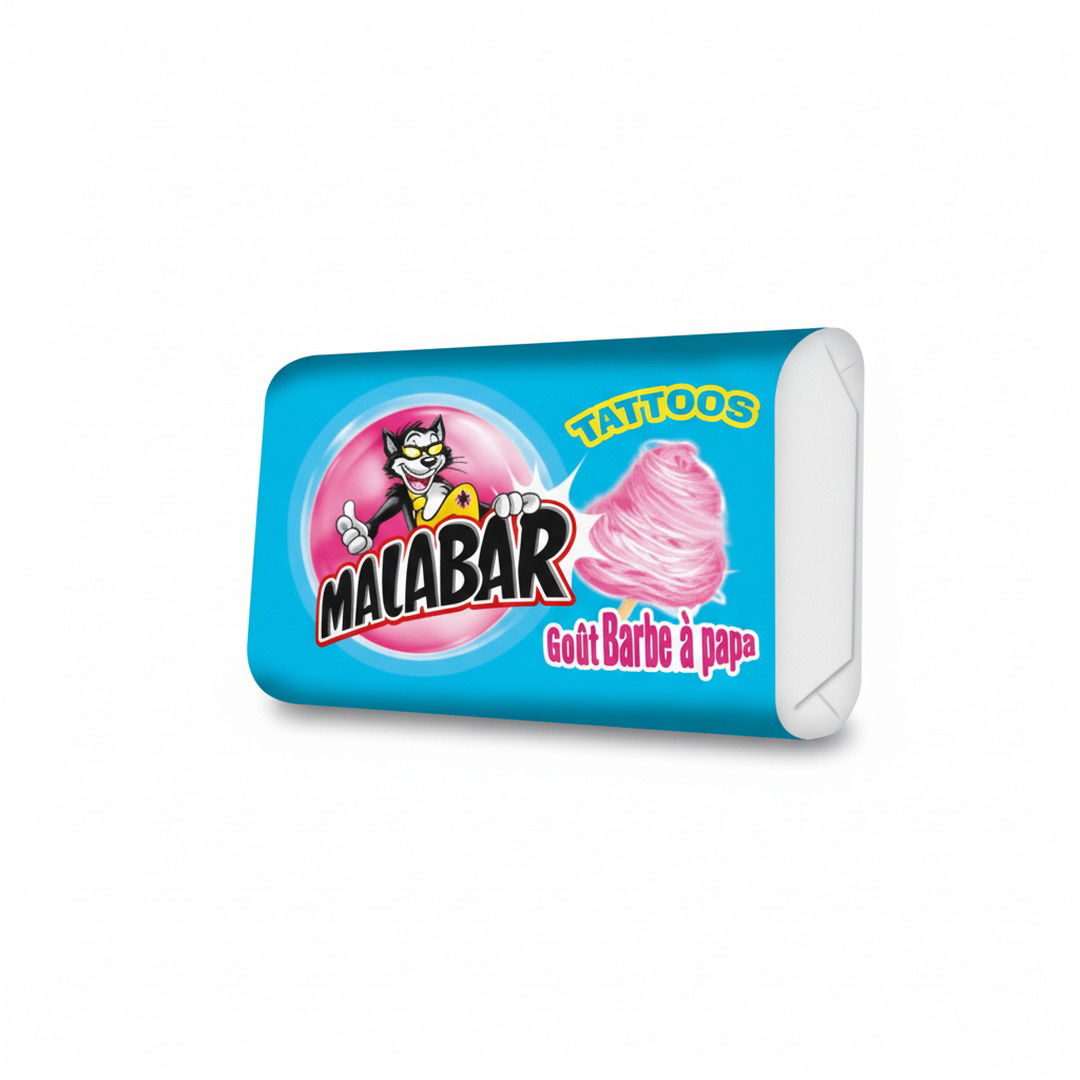 Malabar Barbe à Papa – Chewing-Gum Mythique aux Fruits