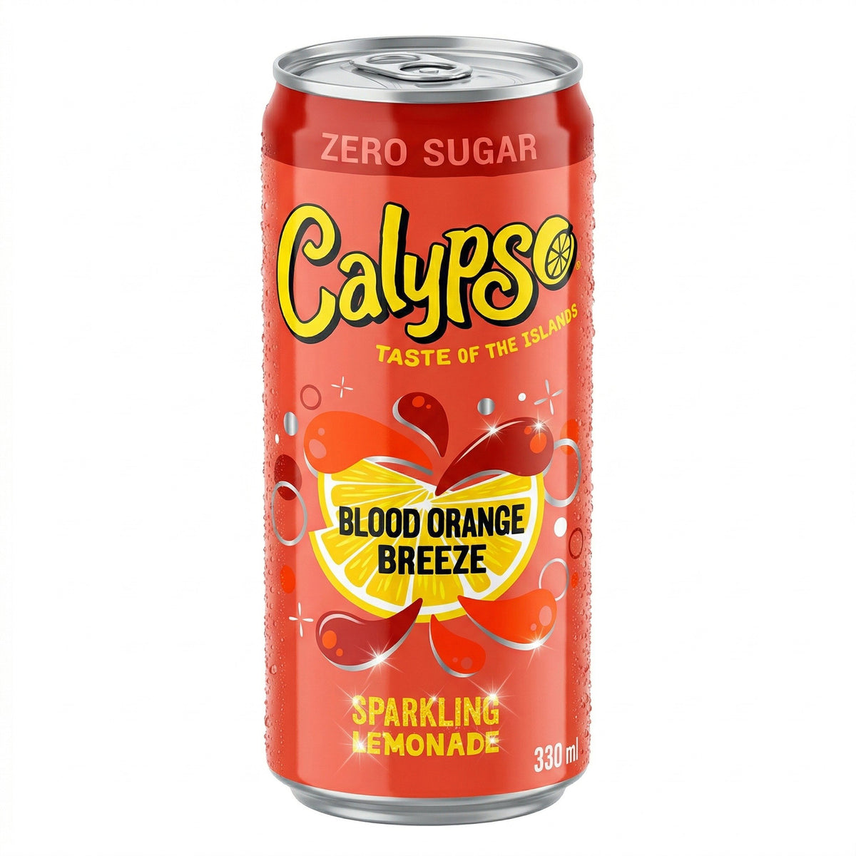Calypso Sparkling Lemonade Blood Orange Breeze Zero Sugar 330ml