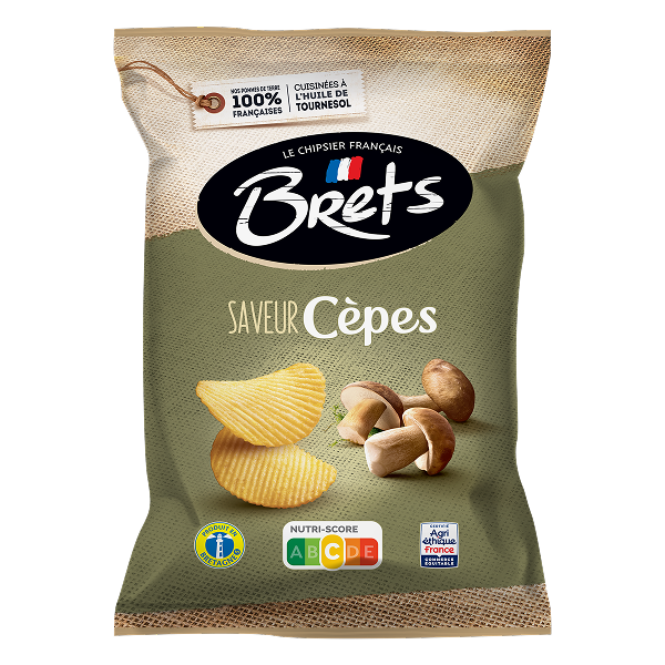 Brets chips saveur cèpes 125 g