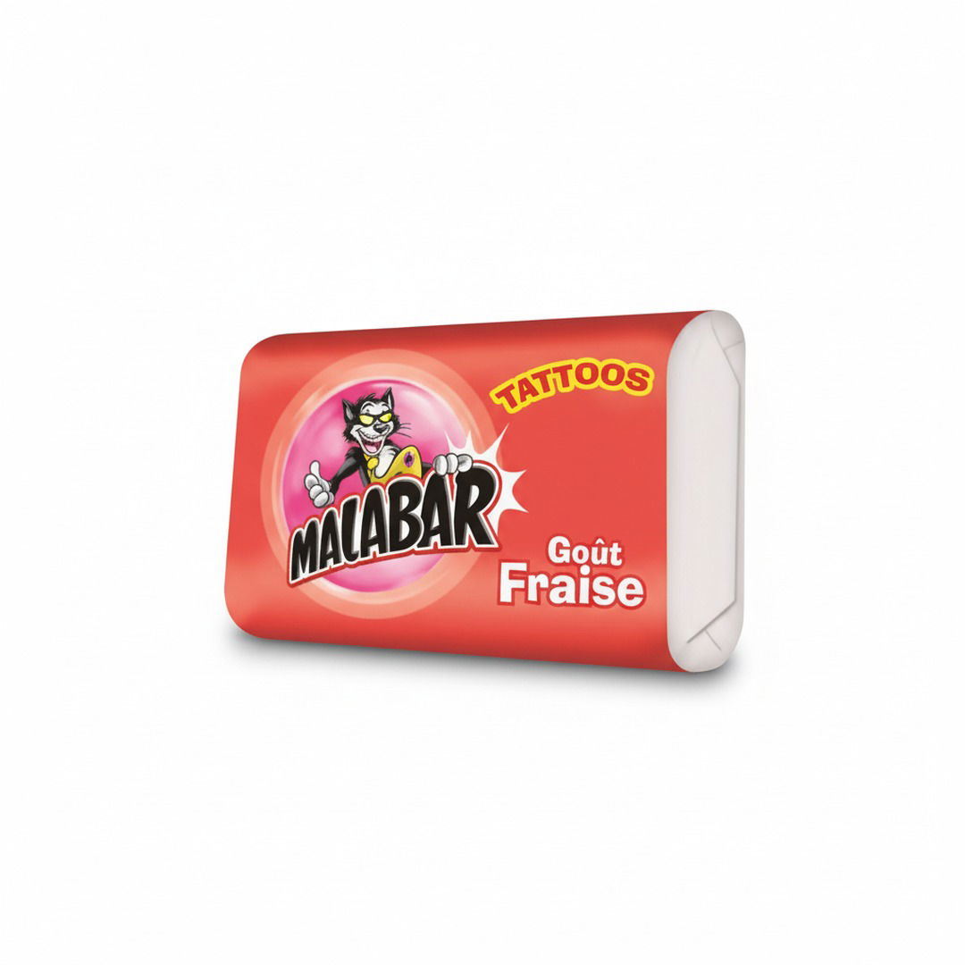 Malabar Fraise – Chewing-Gum Mythique aux Fruits