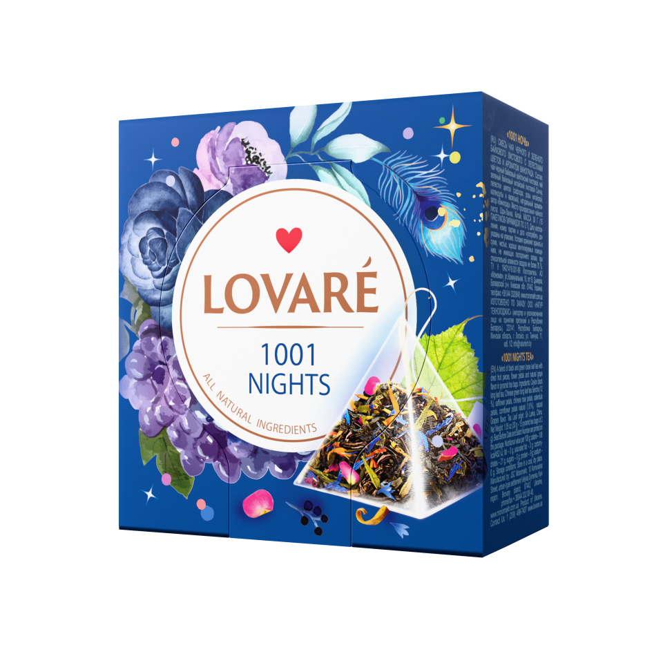 Lovaré 1001 Nights – boîte pyramides (sachets)