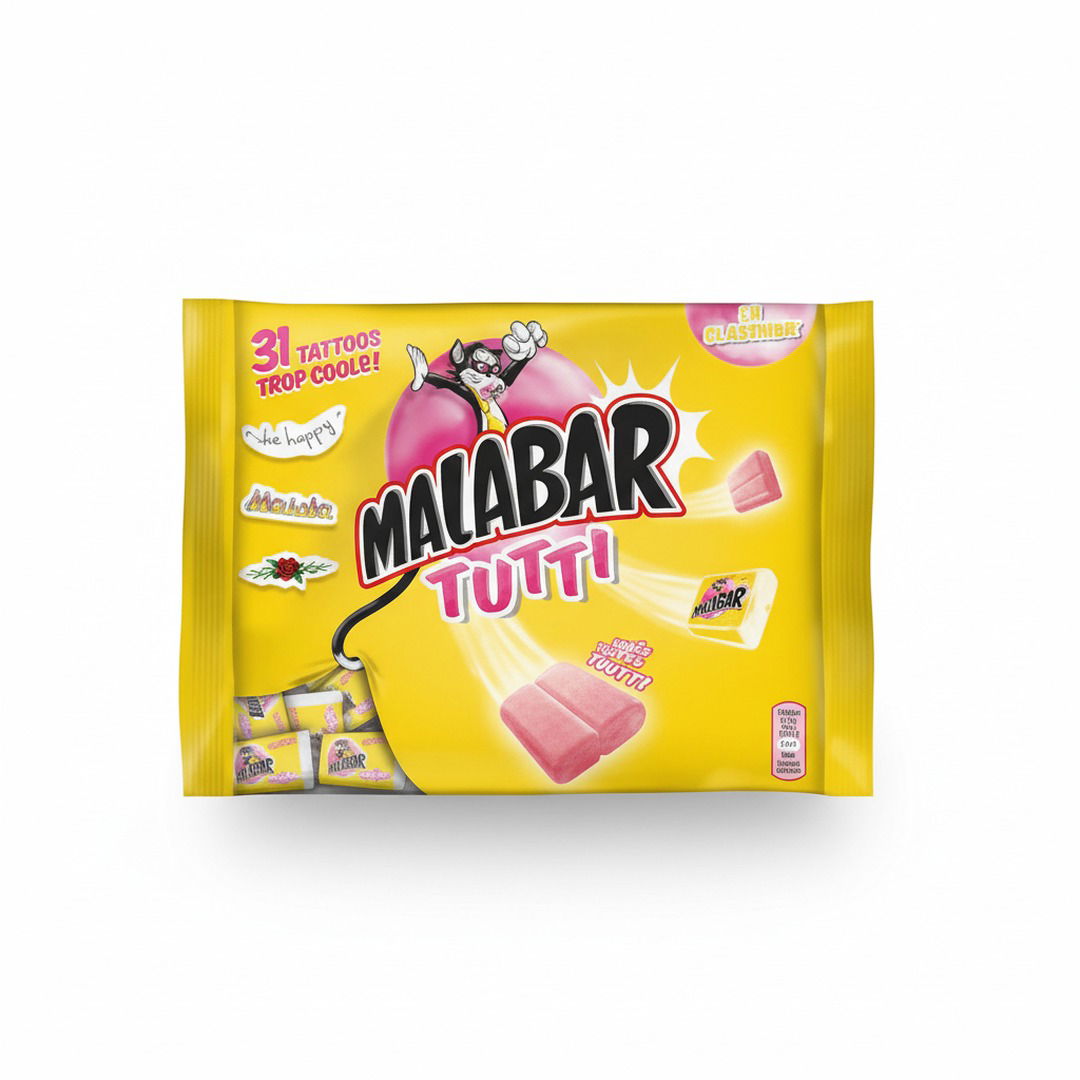 Malabar Tutti Frutti – Chewing-Gum Mythique aux Fruits